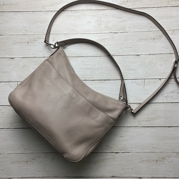 Kate Spade Taupe Leather Slouchy Shoulder and Crossbody Bag - Picture 3 of 13